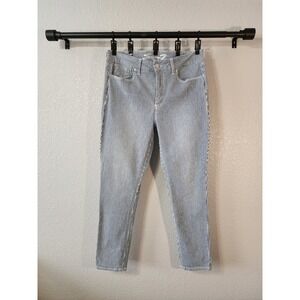 Seven 7 Striped High Rise Skinny "Tummyless" Jeans – Women's Size 16 Plus